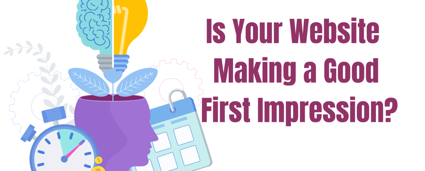 how to improve first impression of website