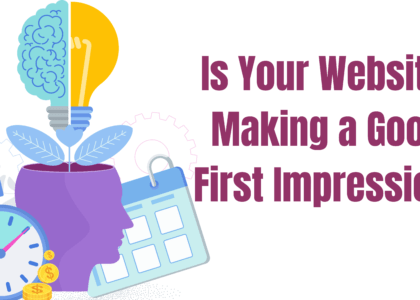 how to improve first impression of website