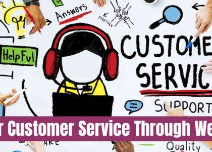 customer service through website